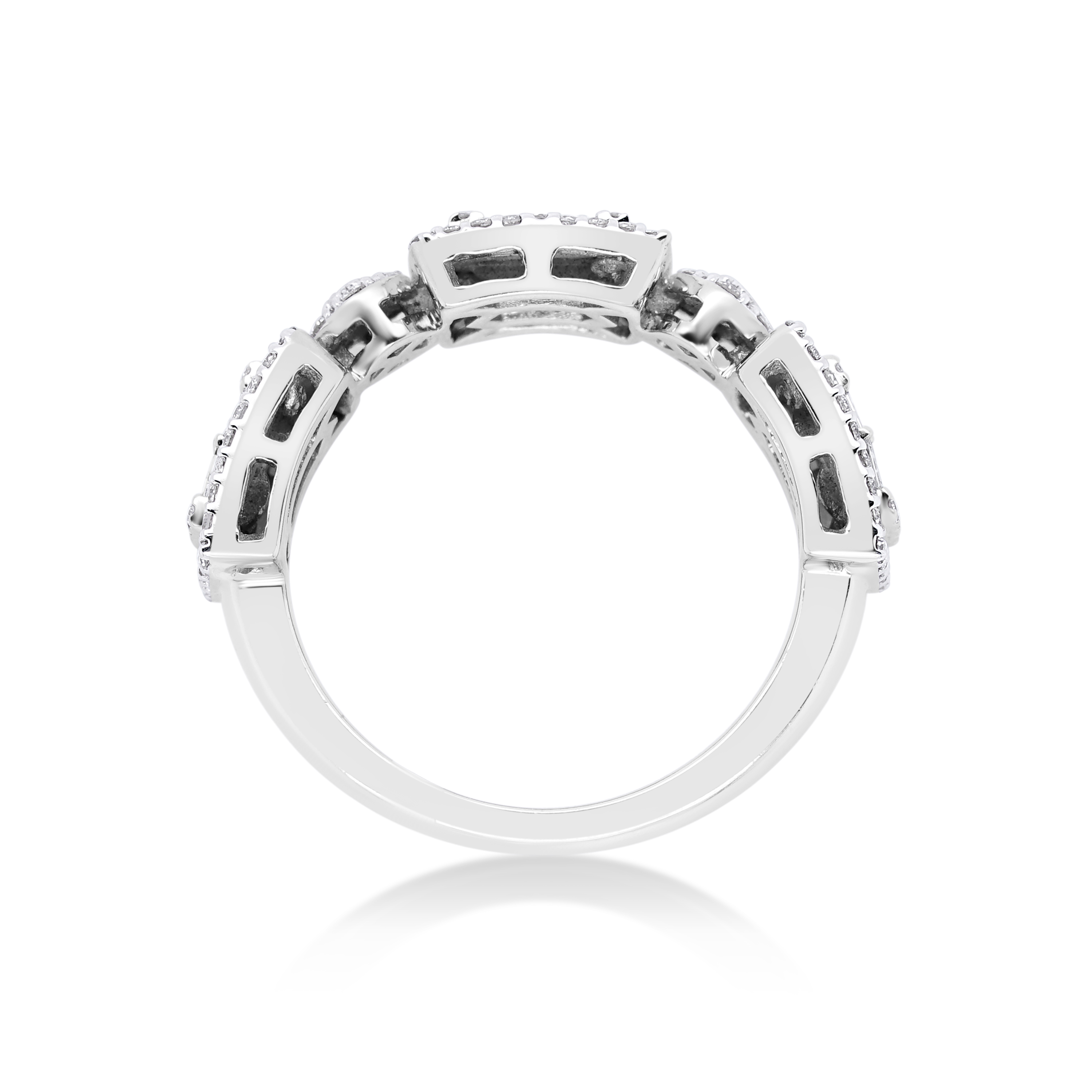 Diamond Ring 0.70 ct. 14K White Gold